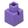 Artecブロック ミニ四角 20P 紫 (教材)