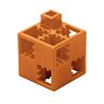 Artec Block Basic Square 100P Brown (Educational)