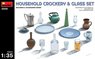 Household Crockery & Glass Set (Plastic model)
