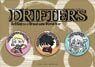[Drifters] Chibi Chara Can Badge Set Toyohisa/Olmine/Jeanne (Anime Toy)