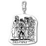 [Drifters] Rubber Plate Key Ring Drifters (Anime Toy)