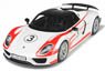 Porsche 918 Spyder Weissach Package (White/Red) (Diecast Car)
