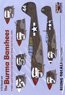 [Burma Banshees] 8th Fighter Wing P-40N (7 Pieces) (Decal)