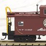 Standard Cupola Caboose Northern Pacific Road  #1102 (Brown/White) (Model Train)