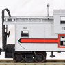 Cupola Caboose BR #13611 (Silver/Red/Black) (Model Train)