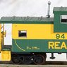 Cupola Caboose READING #94102 (Green/Yellow) (Model Train)