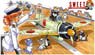 Zero Fighter A6M2b Aircraft Carrier Fighter Group & Flight Deck Set (Plastic model)