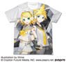 Kagamine Rin/Len V4X Full Graphic T-shirt White L (Anime Toy)