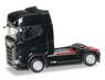 (HO) Scania CS20 Rigid Tractor Black (Scania CS20 ZM) (Model Train)