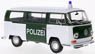 1972 VW Bus T2 Patrol Car (Polizei) Green/White (Diecast Car)