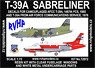 T-39A Sabreliner [US Air Force] (2 Type Decal) (Plastic model)