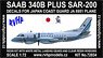 SAAB 3440B Plus SAR-200 [Japan Coast Guard]  (1 Type Decal) (Plastic model)