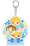 Ensemble Stars! Steamed Bun Acrylic Key Ring : 5 Ra*bits (Anime Toy)