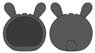 Steamed Bun Nigi Nigi Mascot Kigurumi Case Rabbit Black (Anime Toy)