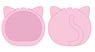 Steamed Bun Nigi Nigi Mascot Kigurumi Case Cat Pink (Anime Toy)