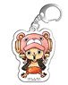 One Piece x Kumamon Acrylic Key Ring F (Chopper) (Anime Toy)