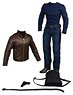 Toy Center 1/6 Mens Leather Jacket Set (Fashion Doll)