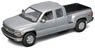 Chevrolet Silverado 1999 Extended Cab Sportside Box (Silver) (Diecast Car)