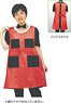 Two-tone Apron Red/Black (Educational)