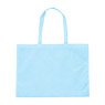 Work Store Back Nonwoven Fabric L With a Gusset Light Blue (Educational)