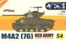 WW.II Soviet M4A2 (76) Sherman Red Army (Plastic model)