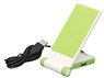 Cell Phone Holder with USB port Green (Educational)