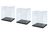 Model Cover Square (Middle) Black (Set of 3) (Display)