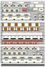 Compartment Wall Sheet for Tomix Series 14 Limited Express Sleeper [Hokuriku] Standard Formation (for #98613) (Interior Parts) (Model Train)