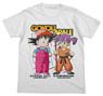 Dr. Slump Arale-chan x Dragon Ball Full Color T-shirt White XL (Anime Toy)