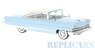 リンカーン プレミア ハードトップ 1956 ブルー/ホワイト (ミニカー)