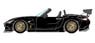 Pandem Roadster (ND) Black / 6 Spork Wheel (Bronze) (Diecast Car)