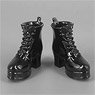 ZY-Toys 1/6 Women`s Fashion Boots A (Black) (ZY16-24A) (Fashion Doll)