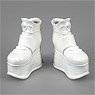 ZY-Toys 1/6 Women`s Platform Shoe A (White) (ZY16-25A) (Fashion Doll)