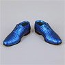 ZY-Toys 1/6 Men`s Dress Shoe C (Blue) (ZY16-22C) (Fashion Doll)