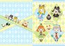 Monster Hunter XX A4 Clear File Katy & Milsy with Friends (Anime Toy)