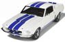 Ford Mustang Shelby GT500 (White/Blue Line) (Diecast Car)
