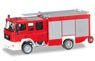 (HO) MAN M 2000 HLF 20 Fire Truck without Decoration (Model Train)