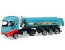 (HO) MB Actros L Dump Semi-trailer `Schmuttermair` (Model Train)