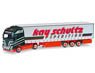 (HO) ボルボ FH Gl.XL カーテンキャンバス セミトレーラー `Kay Schultz` (鉄道模型)