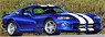 ダッジ バイパー GTS 1996 (メタリックブルー/ホワイトライン) (ミニカー)