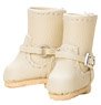 Double Buckle Boots (Beige) (Fashion Doll)