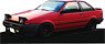 Toyota Sprinter Trueno (AE86) 2Door GTV Red (ミニカー)
