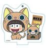 Osomatsu-san Nyantical Standing Acrylic Key Ring Jyushimatsu (Anime Toy)