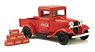 Ford Model A Pickup 1934 w/6 Bottle Carton Accessories (Diecast Car)