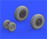 F-14A Wheel (Early Type) (for Tamiya) (Plastic model)