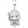Re: Life in a Different World from Zero Petitcolle! Acrylic Key Ring Emilia A (Anime Toy)