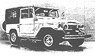1967 Toyota Landcruiser FJ40 Beige/Softtop (Diecast Car)