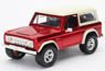 Just Trucks 1973 Ford Bronco Red (Diecast Car)