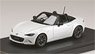 Mazda Roadster (ND5RC) Crystal White Pearl Mica (Diecast Car)
