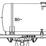 16番(HO) ミム100形 水運車 貨車バラキット (組み立てキット) (鉄道模型)
